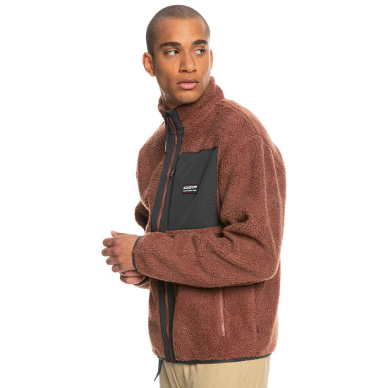 Quiksilver Ανδρική ζακέτα Shallow Water - Zip Up Sherpa Fleece for Men